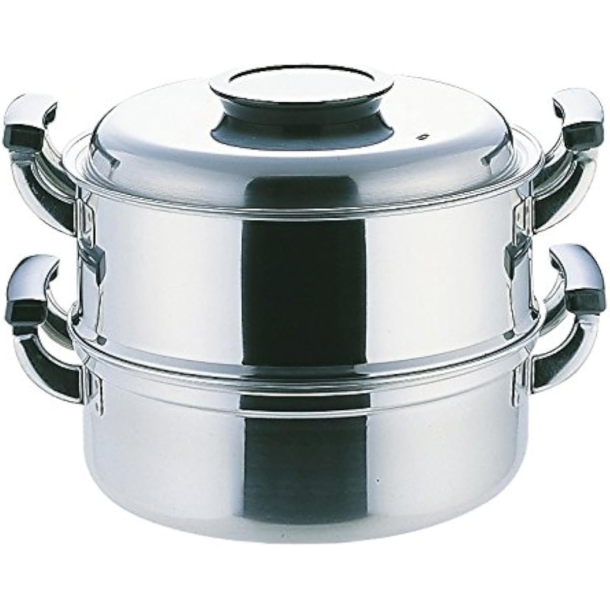 Momojirushi 18-0 round steamer 2 tiers 27cm