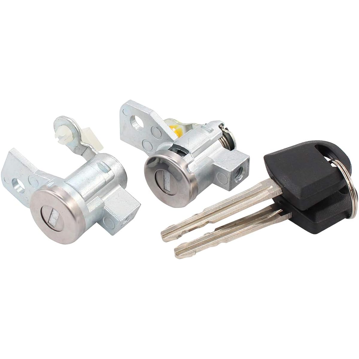 NEWYALL Front left driver & right passenger seat side door lock cylinder key