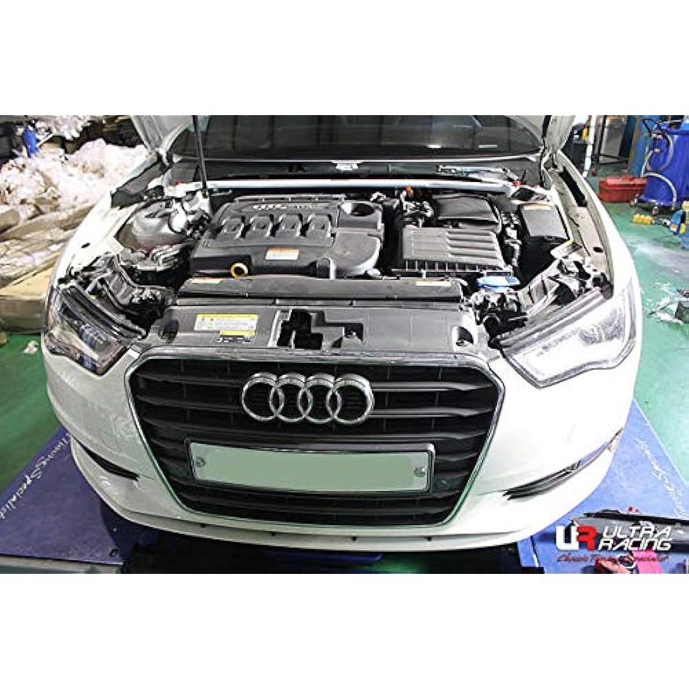 Ultra Racing Front Tower Bar for AUDI A3 8V 2.0L Diesel North American A3 Sedan 8VCZPL Diesel [TW2-3047]