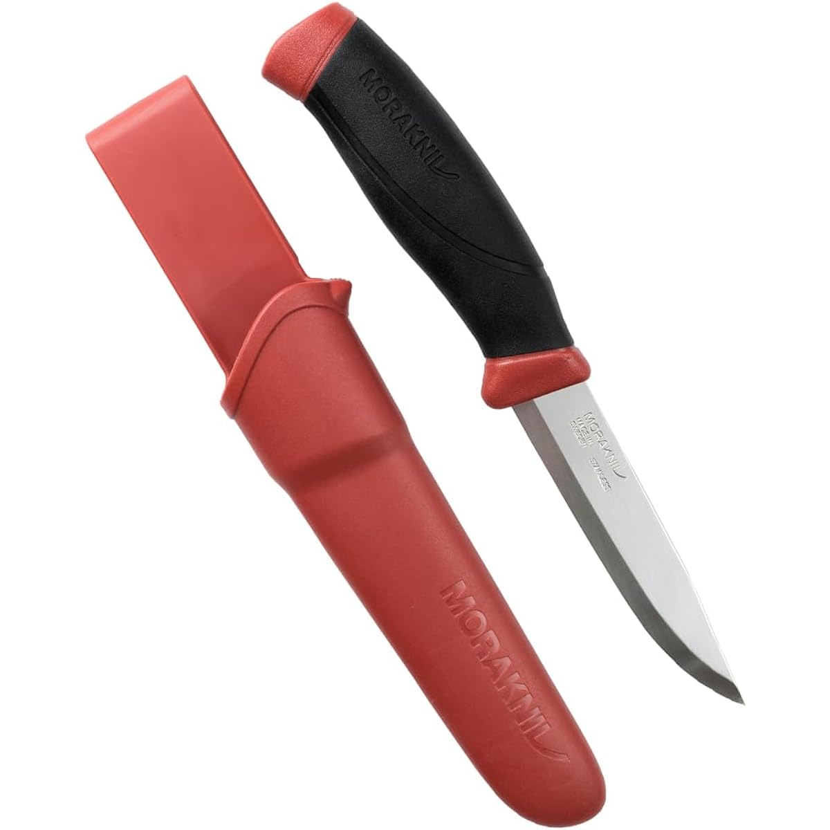 Morakniv Companion Stainless Steel Blade Thickness 2.5mm Camping Knife Outdoor Knife (Dara Red)
