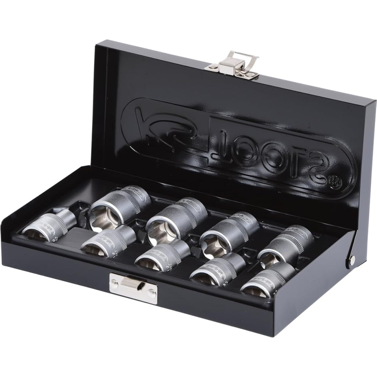 KS TOOLS 1/2" TX E Socket set 9 pcs E10-E24 1/2" TX E Socket set 9 pcs E10-E24 911.4410