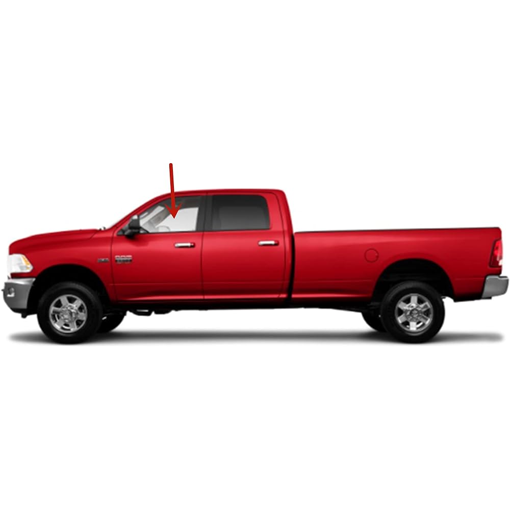 NAGD DODGE 2009-2018 DODGE RAM 1500/2019 1500 CLASSIC/2010-2019 2500 3500/2011-2019 4500 5500 4 Door Pickup Left Front Door Windowlass DD11592GTN