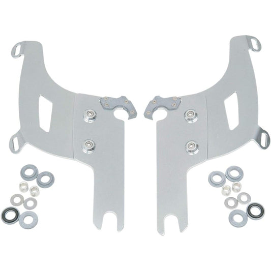 Memphis Shades Bullet Fairing Polished Trigger-Lock Mount Kit
