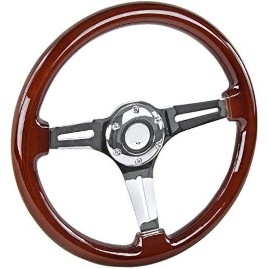 SPEC-D TUNING SW-112-W-SD Steering wheel (350mm wooden)