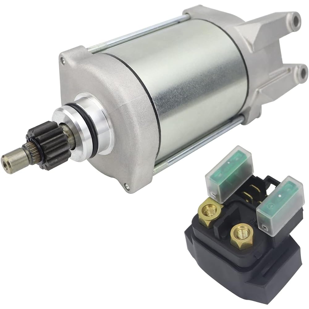 Soarider Starter & Relay Yamaha Raptor 660 YFM660R 2001-2005 3SX-81890-00-00 18760 SM13-285 410-54035 SMU0212 660 Raptor Starter YFM660R Starter Replacement for Yamaha Raptor 60 Starter