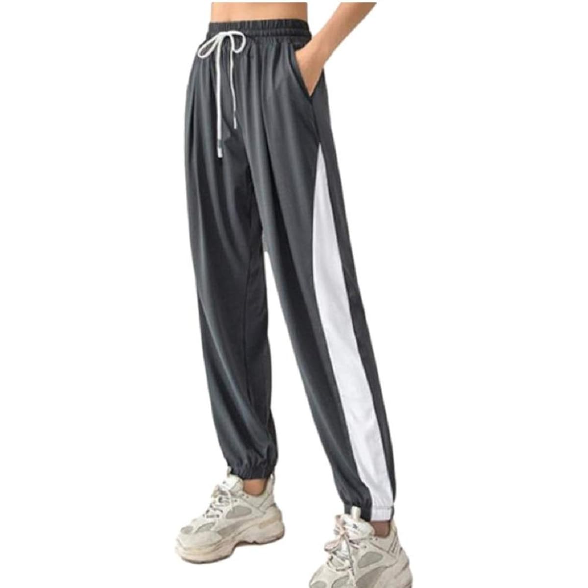 [Clo & Ardor] Women's Fitness Pants, Jersey, Loose Training, Yoga Pants, Thin, Breathable