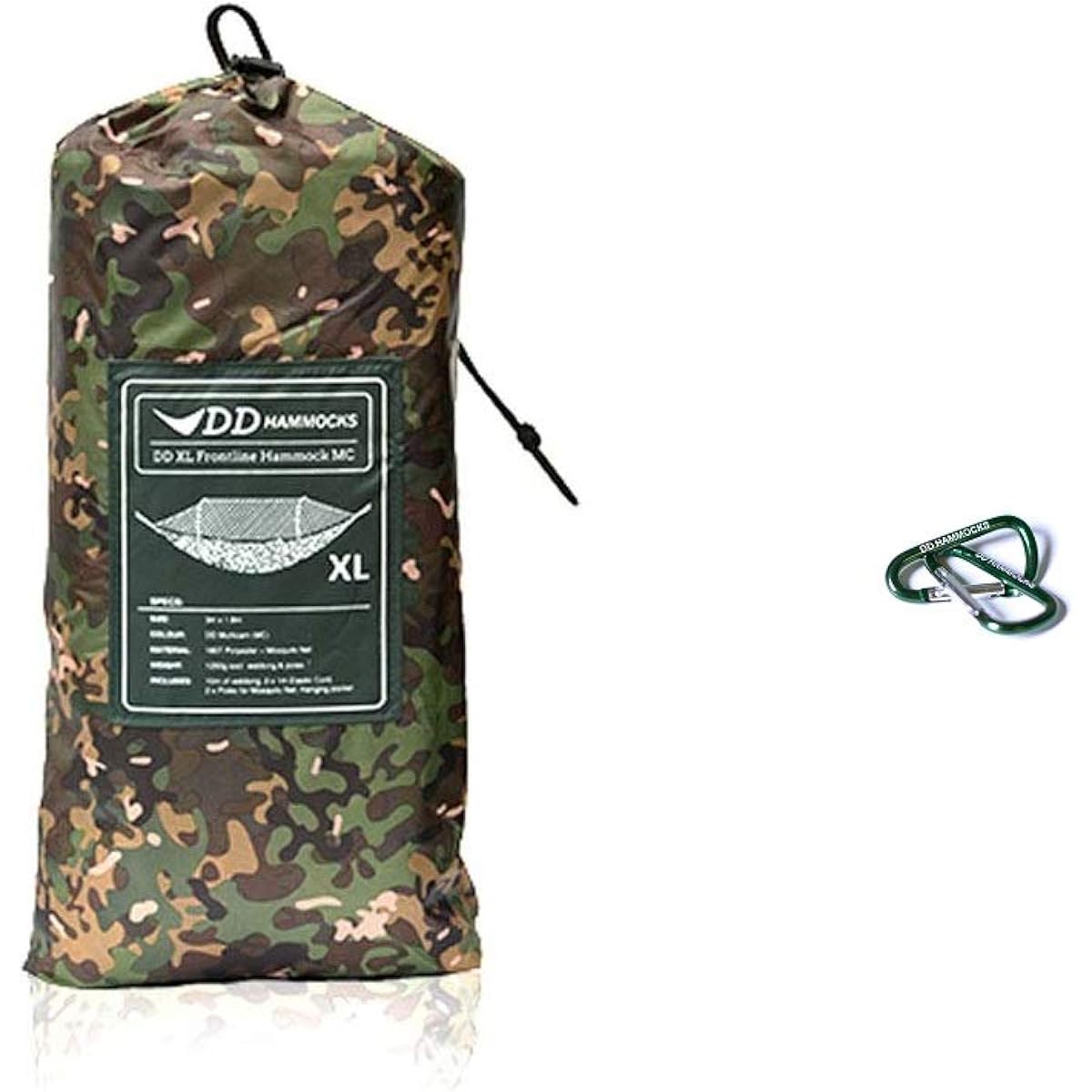 DD Hammock DD-XL-Frontline Hammock Frontline Hammock-MC Multicam Mini Karabiners Set of 2 [Parallel Import]