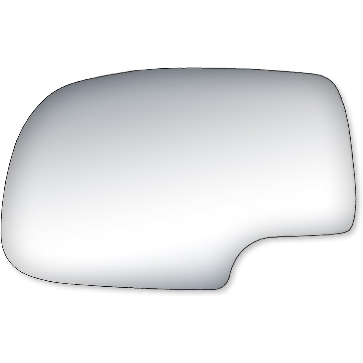 FIT SYSTEM Ride seat side mirror glass, escalade, Avavarade, Chevrolet Sylbalard, GMC Sierra, Sylbaladic, Sierra Classic, Saban, Taho, Yukon, 4 3/8 inch mounts, 6 9/16 inches x 10 1/8 inches x 10 3 3 /4 inch