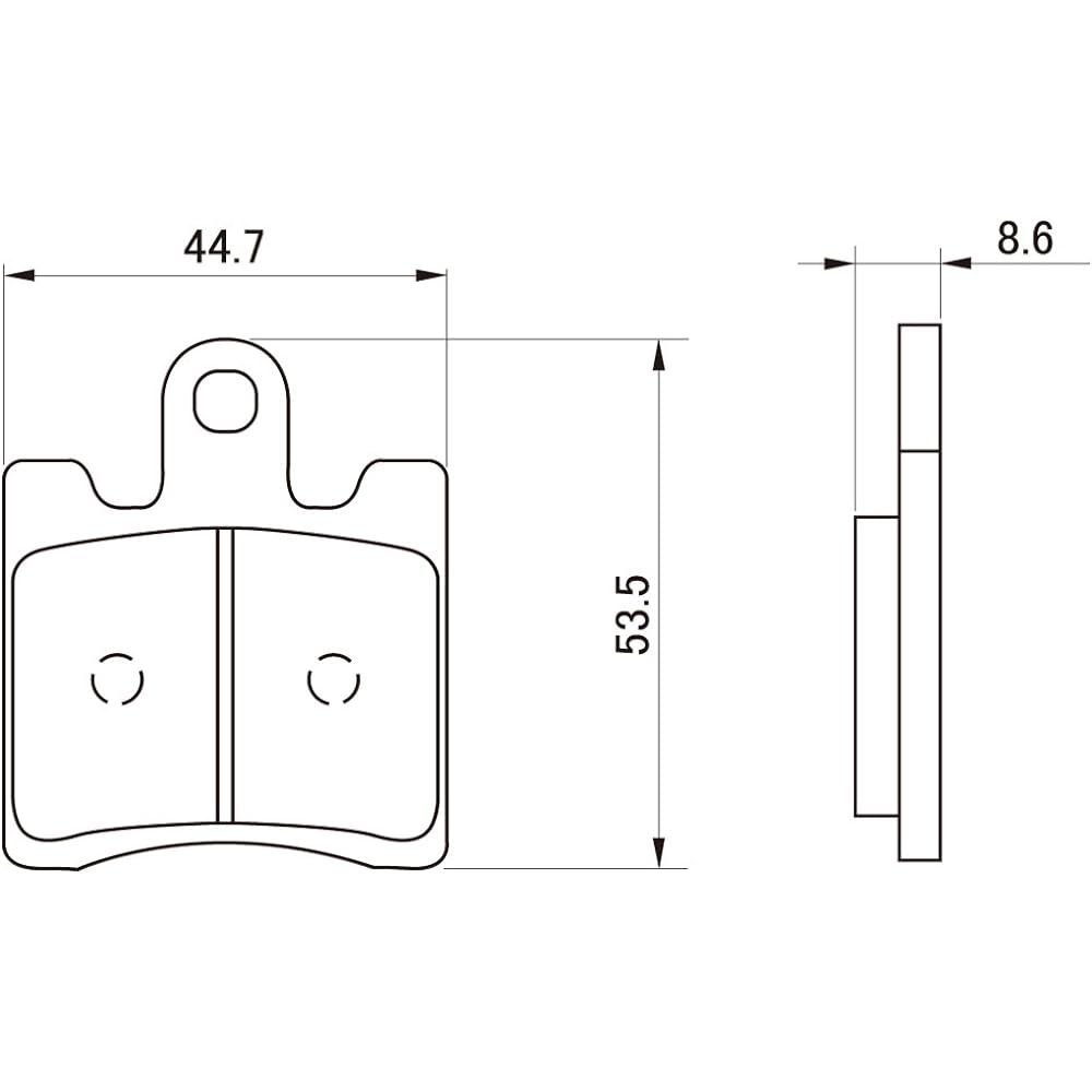Daytona Motorcycle Brake Pad Golden Pad