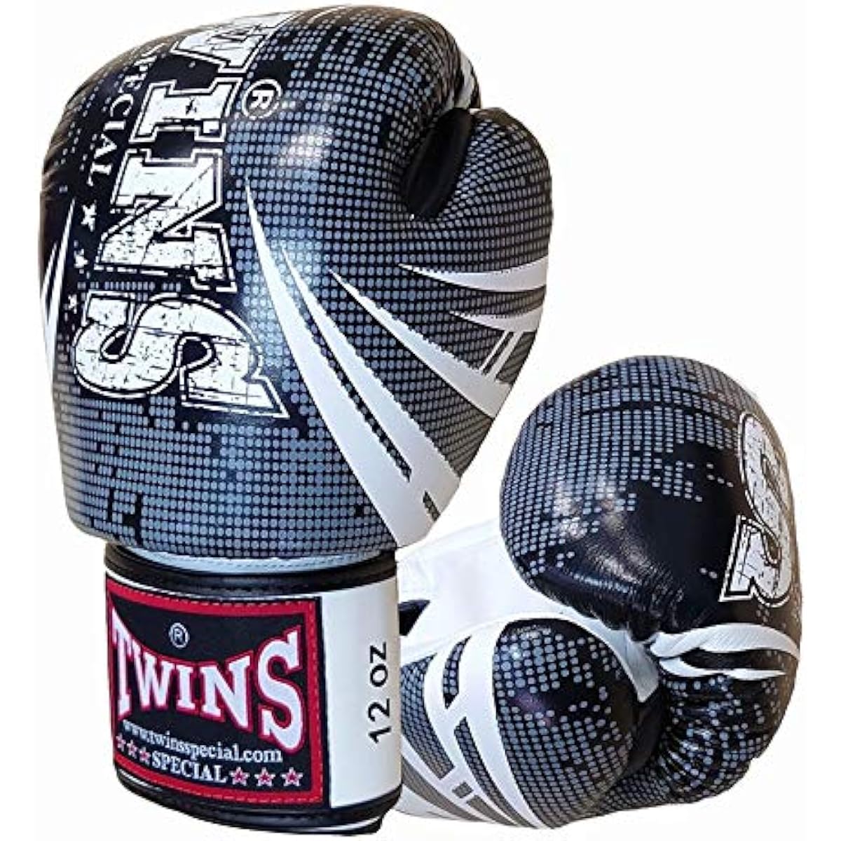 Twins Boxing Gloves Genuine Leather TW5 White/Black