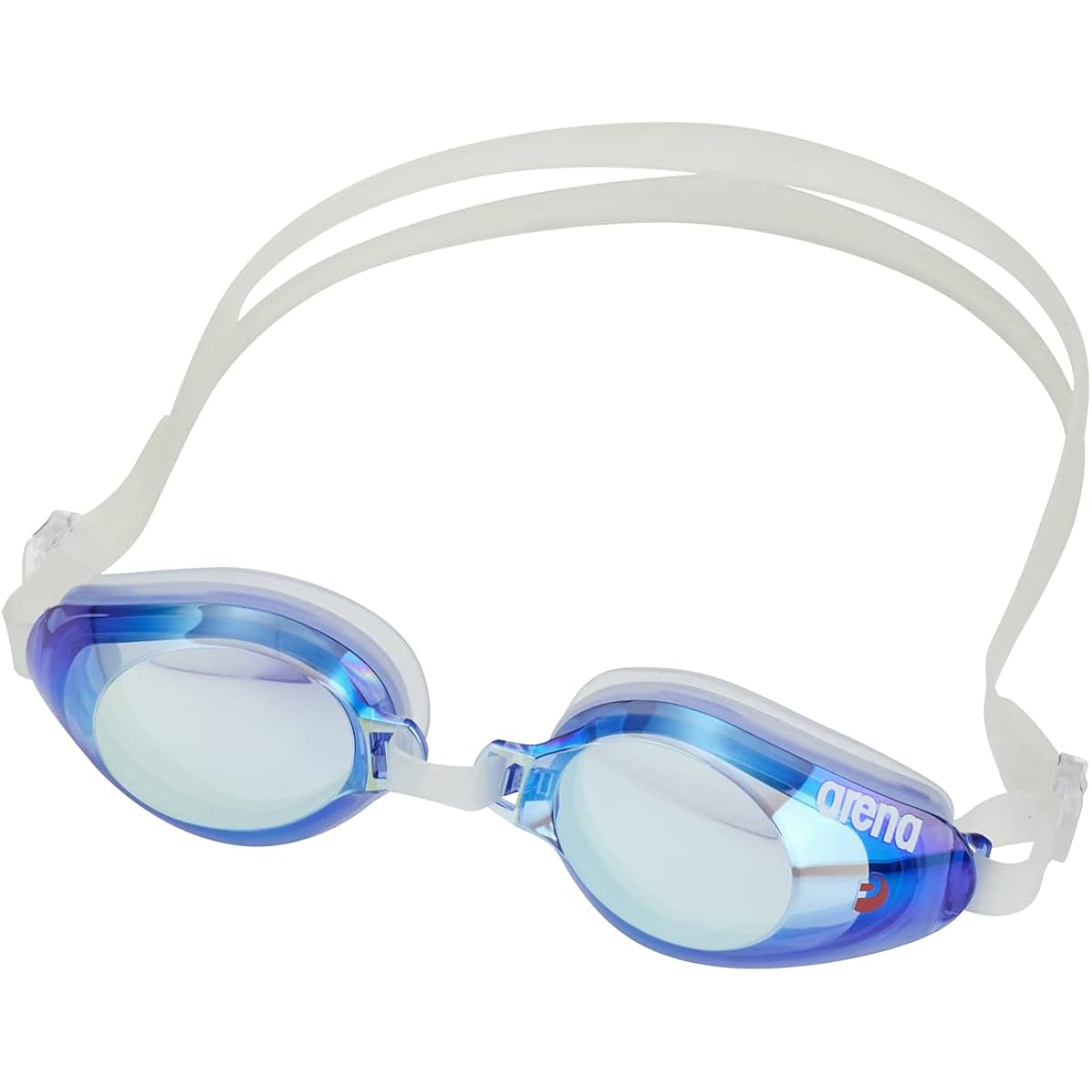 arena Swimming Glasses [Clearly] Fitness Goggles (Mirror Lens, Premium Anti-Fog Anti-fog) AGL-550MPA
