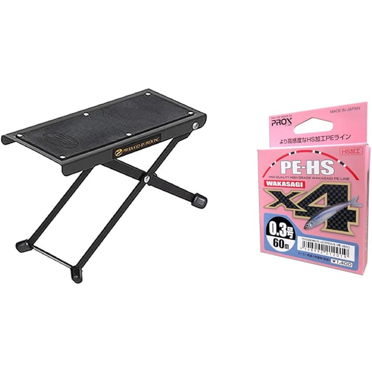 [Set purchase] Prox Smelt Smelt Electric Reel Table Black PX8152K Black + Prox PE Line PE-HS Smelt X4 60m No. 0.3