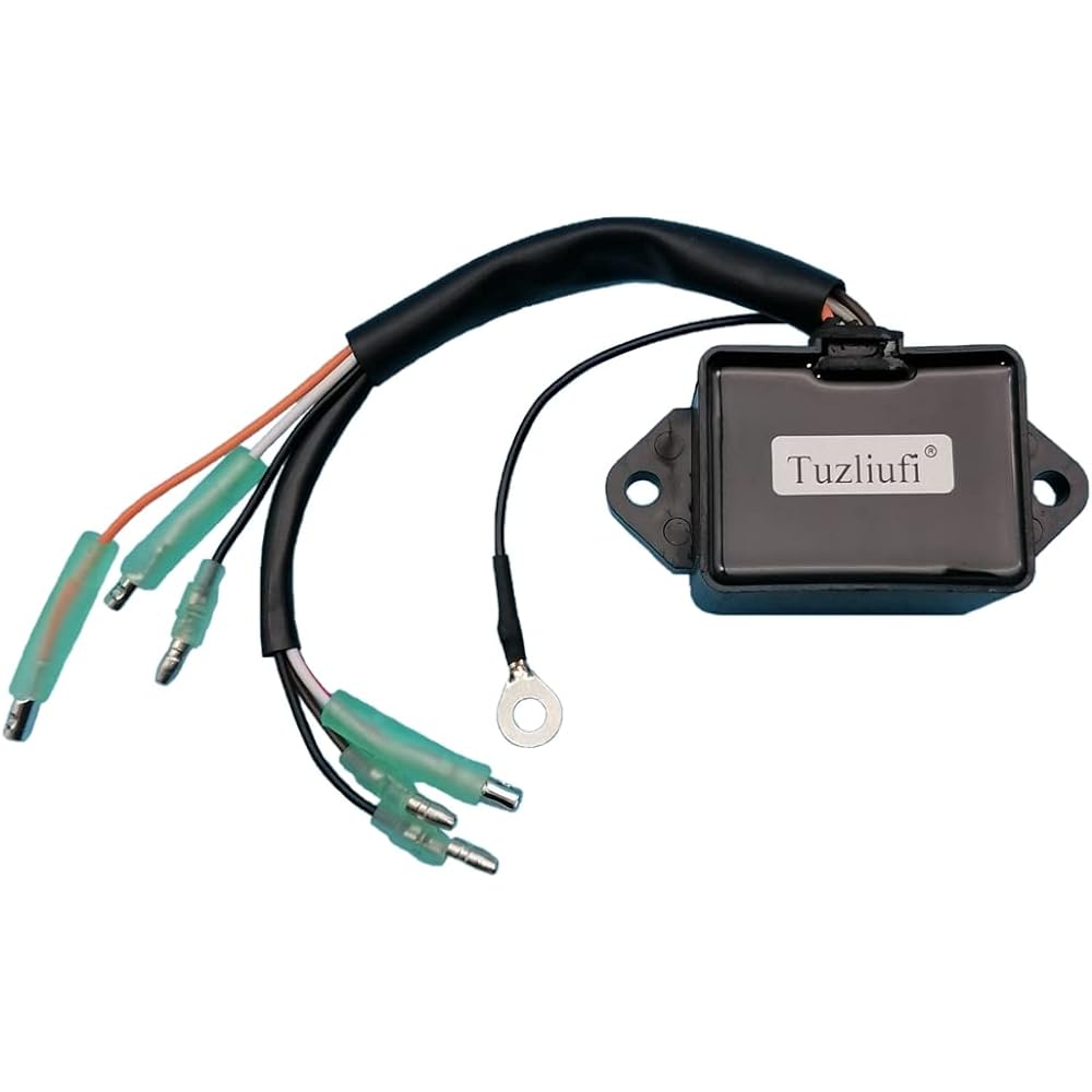 Tuzliufi CDI Box Yamaha Outboard Replacement 30HP 40HP 30 40 HP 2 Stroke Engine 6F5-85540-21-00 6F5-85540-22-00 1996 1997 1998 1999 2000 Z232