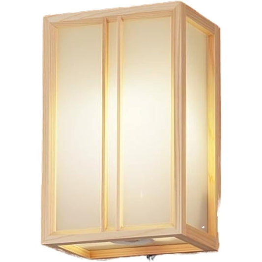 Panasonic Porch Light Directly Mounted on the Wall, Light Bulb Color, Sealed Type, Rainproof Type, Pair Lighting Type, Energy Saving Lighting Type, Brightness Sensor Included, Sukiya 40 Type, Cypress LGWC85085Z