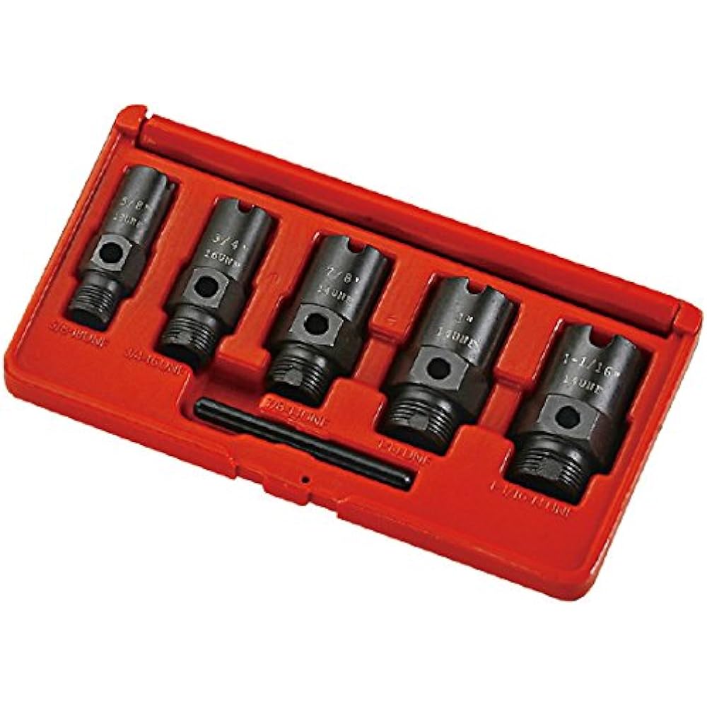 JTC Thread Correction Inch Size for Air Conditioner Pipe A/C Air Conditioner R134a Thread Correction Repair Air Conditioner Piping Pipe Inch Thread 5/8"X18UNF 3/4"X16UNF 7/8"X14UNF 1"X14UNF 1/16"X14UNF JTC1363