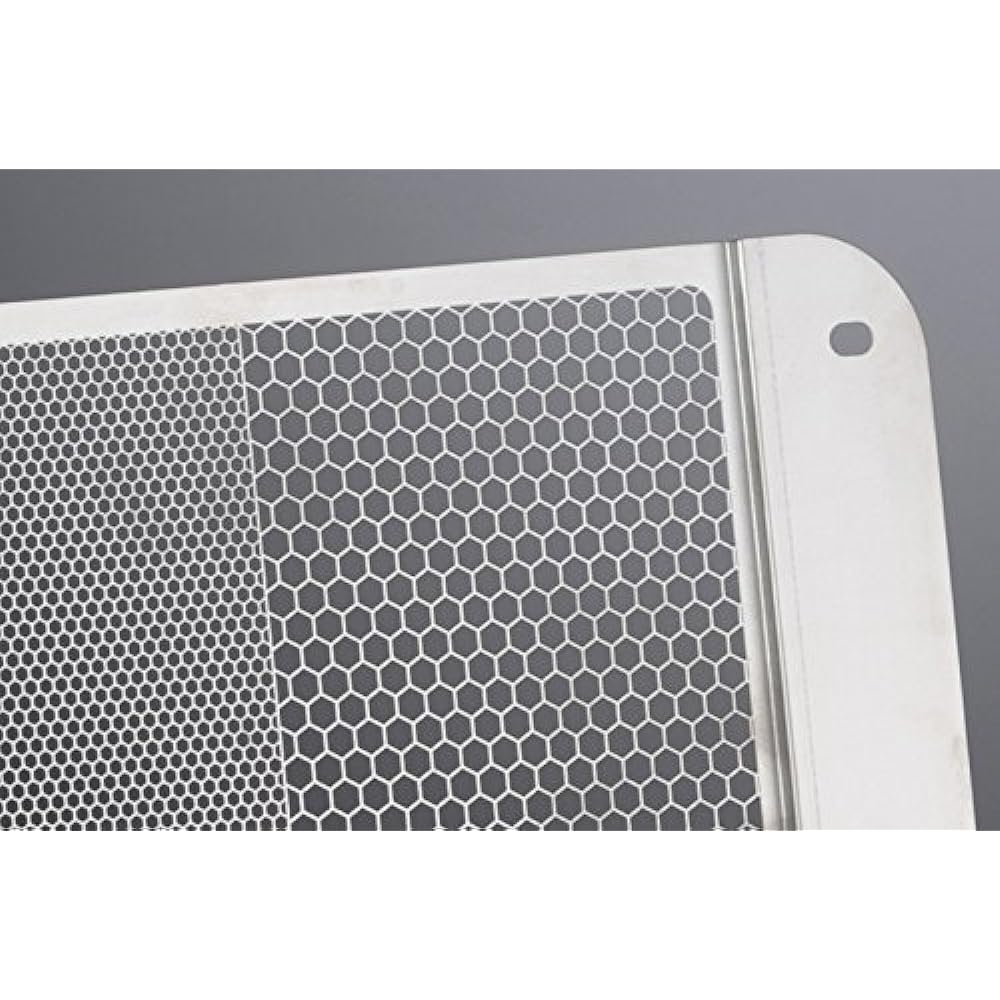 ETCHING FACTORY Core Guard Radiator Guard Emblem: Yellow Stainless Silver FZ-1 06- RGY-FZ1-00