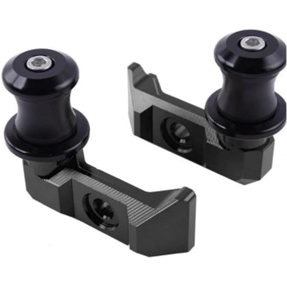 Motorcycle Swing Arm Bobbin Spool For Ya-ma-ha MT-07FZ-07 MT 07 FZ07 MT07 2014-2021 Motorcycle Rear Wheel Fork Axle Slider Swing Arm Spool Stand Pickup (Color: Black)