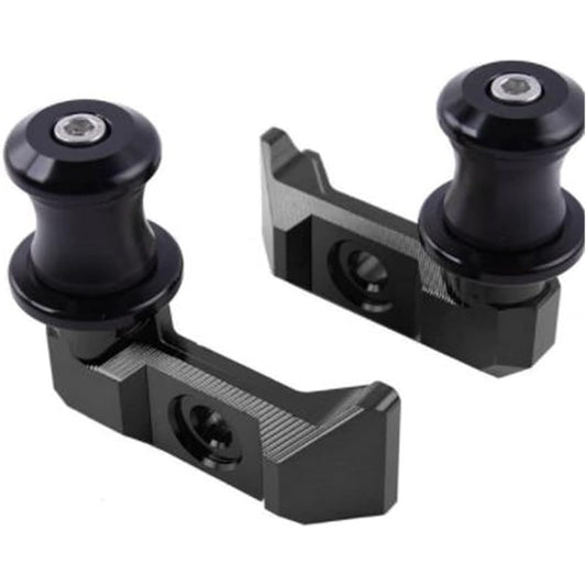 Motorcycle Swing Arm Bobbin Spool For Ya-ma-ha MT-07FZ-07 MT 07 FZ07 MT07 2014-2021 Motorcycle Rear Wheel Fork Axle Slider Swing Arm Spool Stand Pickup (Color: Black)