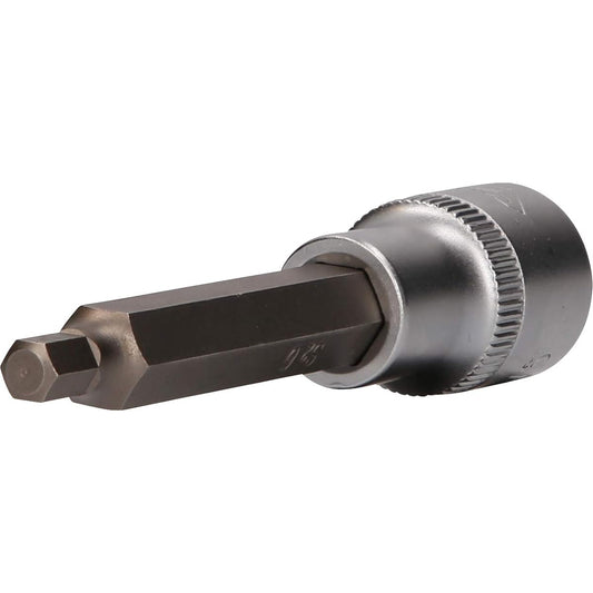 KS Tools 1/2" Hex Bit Socket Length 100mm 6mm BT022871