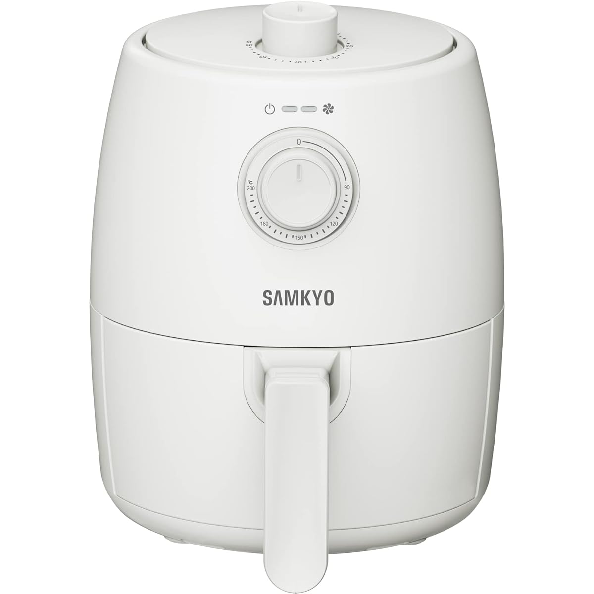 Non-fryer Air fryer For single people 1-2 people 2L Compact Non-fryer machine Oil-free Healthy Fryer SAMKYO White