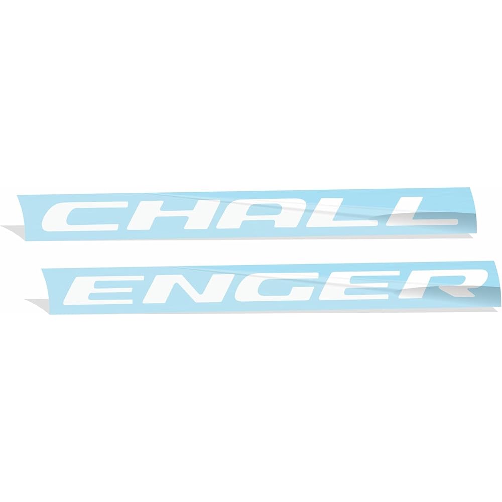 Challenger Grill Emblem Overlay Decal-Challenger 2015-2017 Challenger White Challenger15-G: GWH