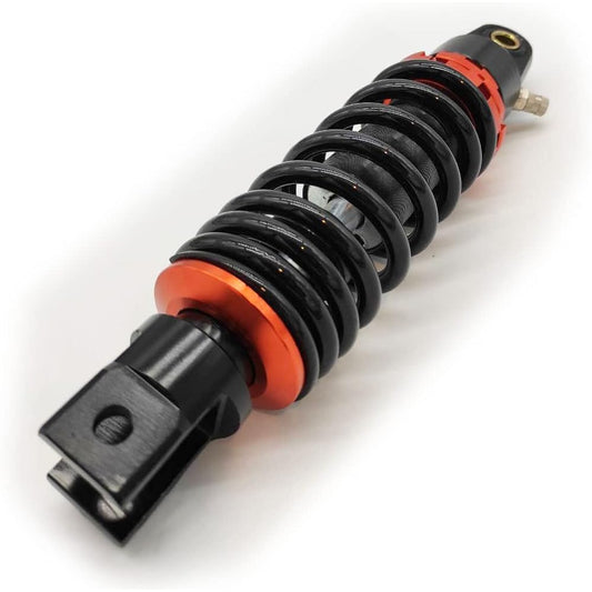 FKS Rear Shock Suspension Scooter Moped 50cc Jog Vino with Collar Rear Shock Suspension 1 Piece (Black/Copper Color)