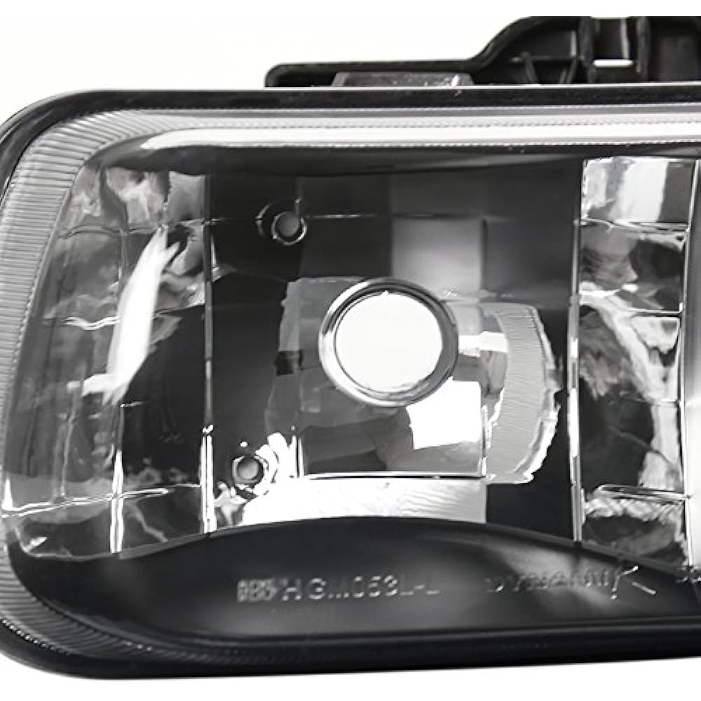 2000-2006 Chevrolet Sabarban Taho Crystal Head Lamp Black 00 01 02 04 05 06