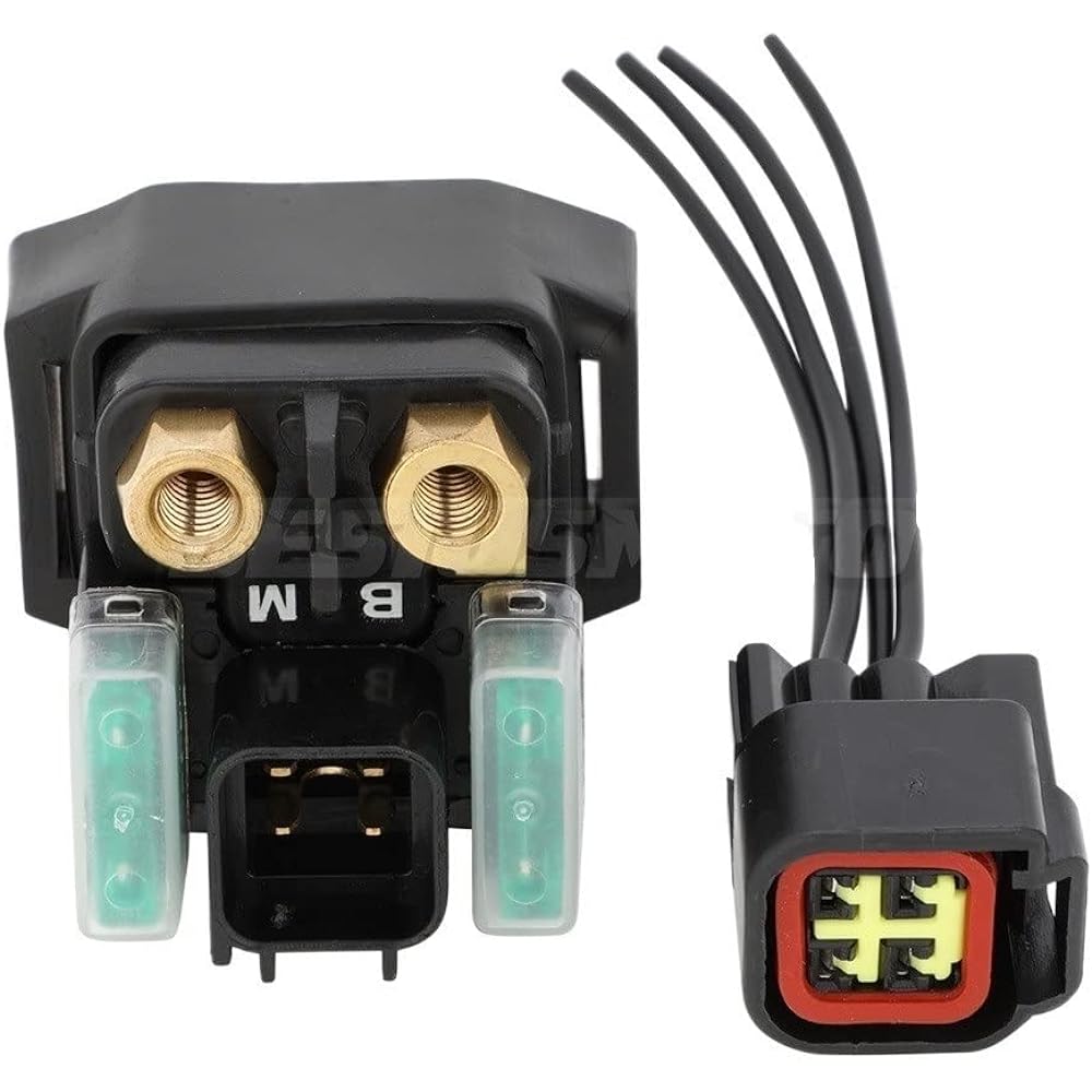 Starter Solenoid Relay Motorcycle Electric Starter Solenoid Relay Switch Plug Suzuki VL800 DL1000 TL1000R GSX600F GSX750F AN400 RF900R VZ800 M50
