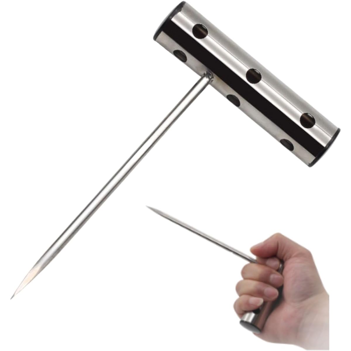 Zoubatt Fish Pick Nerve Removal Nerve Tightening Pick Fish Brain Tightening Pick Blood Removal Large Blue Fish Red Sea Bream Tuna Squid Fish Tightening Tool Stainless Steel Arrow Length 18cm