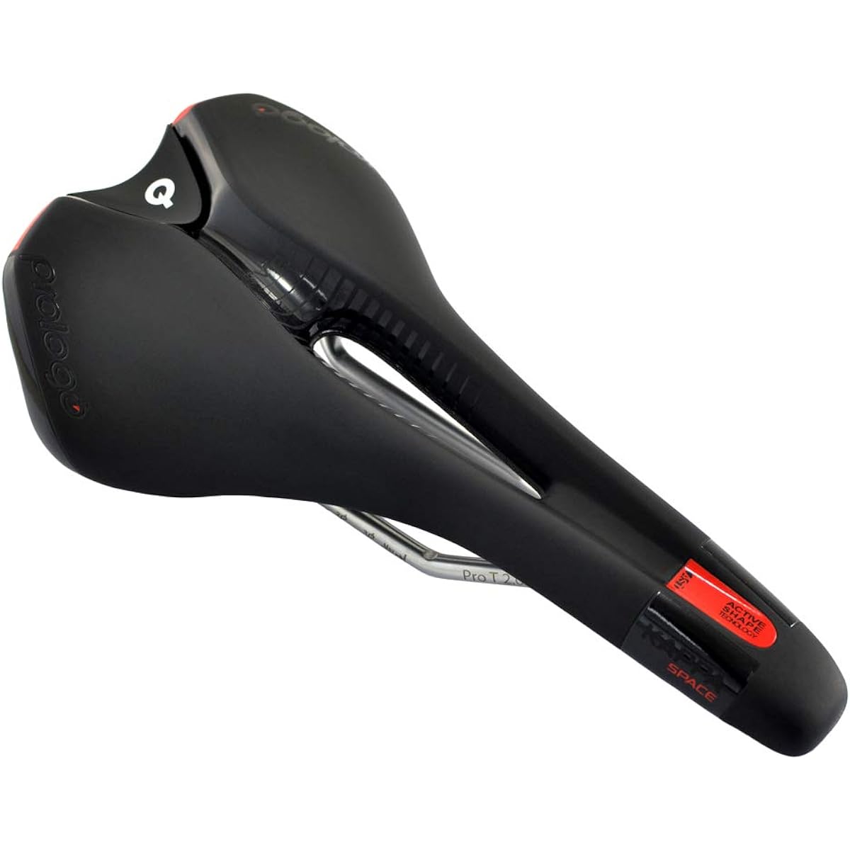 Prologo Kappa Space T2.0 Rail Road MTB Saddle, Black, PR2025