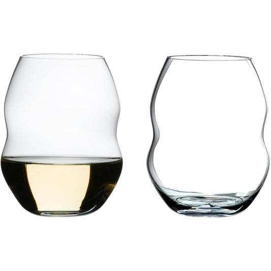 Riedel [Genuine Product] RIEDEL White Wine Glass Pair Set Swirl White Wine Tumbler 380ml 0450/33