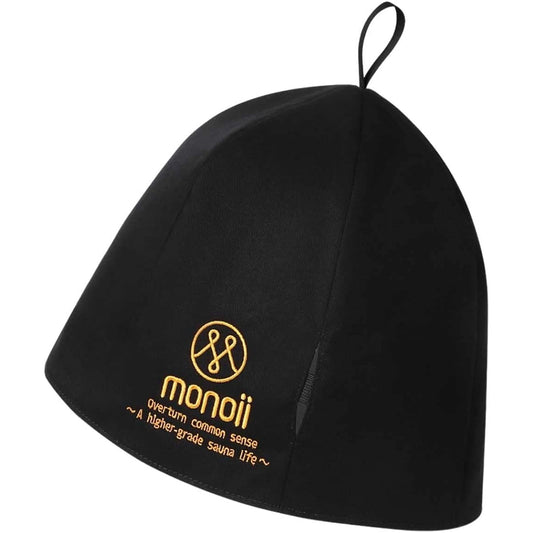 monoii Washable Sauna Hat, Made in Japan, Sauna Cap, Sauna Hat, Men's, Women's, Multicolor Available, Stylish