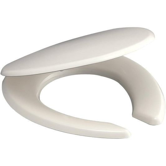 SANEI Regular Toilet Seat, Front Split Toilet Seat, Small Size, Includes Installation Tools, Ivory PW902-S-I