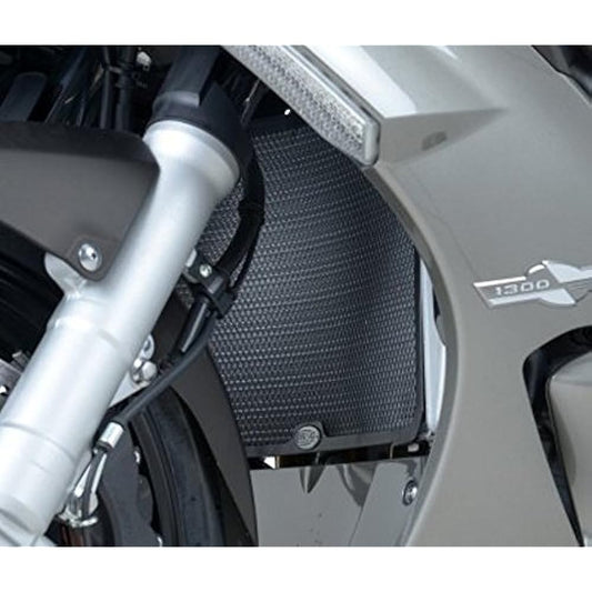R&G RG-RAD0152BK Radiator Guard Aluminum Black FJR1300 (06-13)