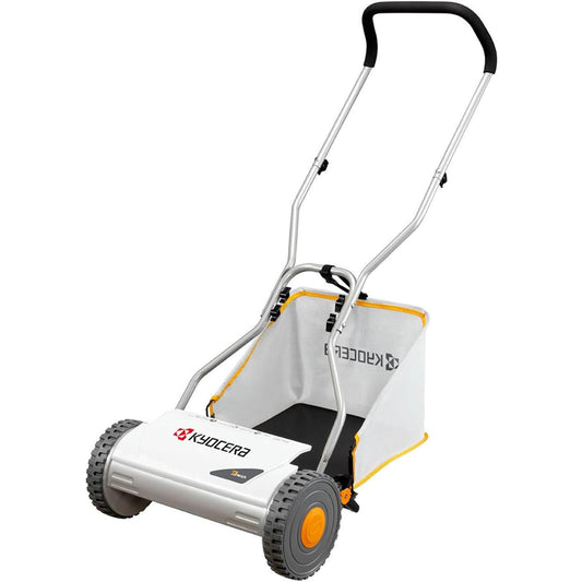 Kyocera Old Ryobi Manual Lawn Mower HLM-3700 662150A Cutting Width 300mm Reel Blade [Quick and Easy Lawn Mowing with No Power Cord Required] Cutting Width 370mm 5 Reel Blades 4 Levels Adjustable Cutting Height