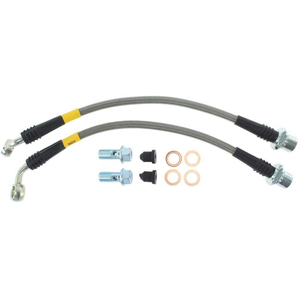 STOPTECH 950.44507 Stainless steel brake hose kit rear stainless steel knee kit brake hose kit