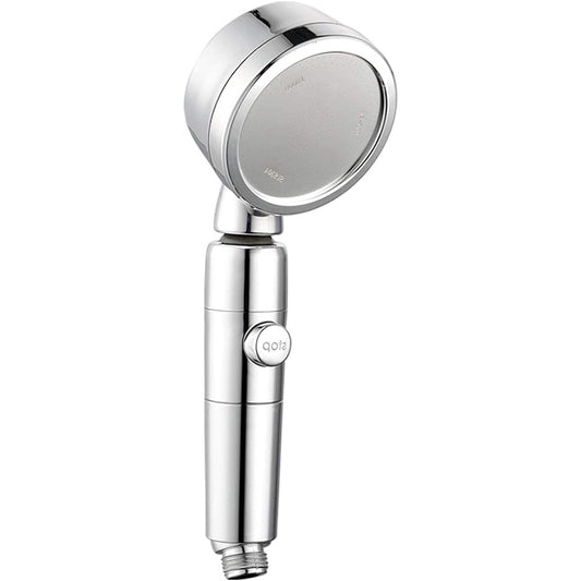 [Special Set] JSK Hyper Furion High-performance shower head with built-in ceramic balls [Mist/Normal Massage] Skeleton White HF-017 & JSK Furion Balls 3 pieces