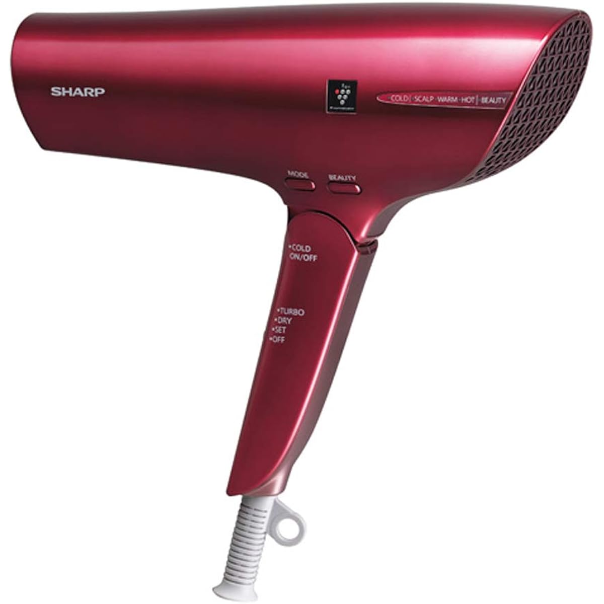 Sharp Hair Dryer Equipped with Plasmacluster Rouge Red IB-GP9-R