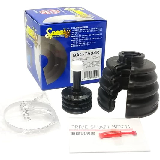 Speasy Drive Shaft Boots BAC-TA04R Height 90.8mm, Large diameter 72.8mm, Small diameter 26.3mm
