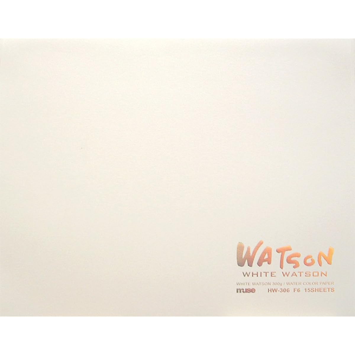 Muse Watercolor Paper White Watson Block F10 300g White 15 Sheets HW-310 F10