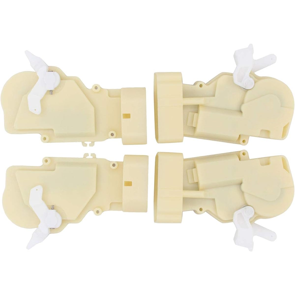 NEWYALL Front, rear left driver and right assistant seat door lock latch actuator 4 packs