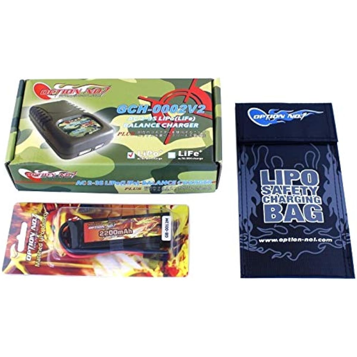 Lipo battery charger set for electric guns (for Marui standard, high cycle, shotgun, next generation mini S) GBS-001