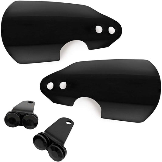 Memphis Shades Hand Guard (Black/Black) 10-17 For Harley FXDWG