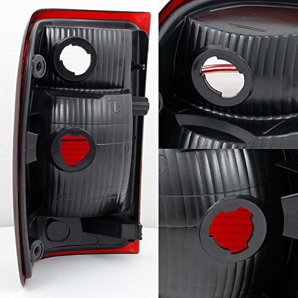 Ford Ranger Pickup for Truck Black Tint Tail Light Brake Lamp replacement Pair left and right