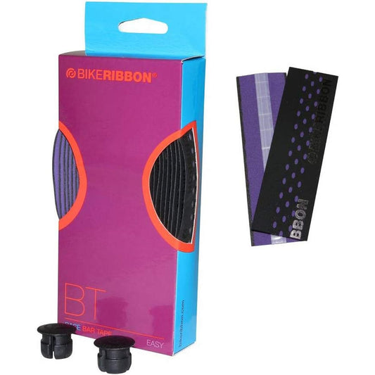 BIKERIBBON [Genuine Product] Drops Bar Tape Black/Purple DR47 DR47 Black/Purple