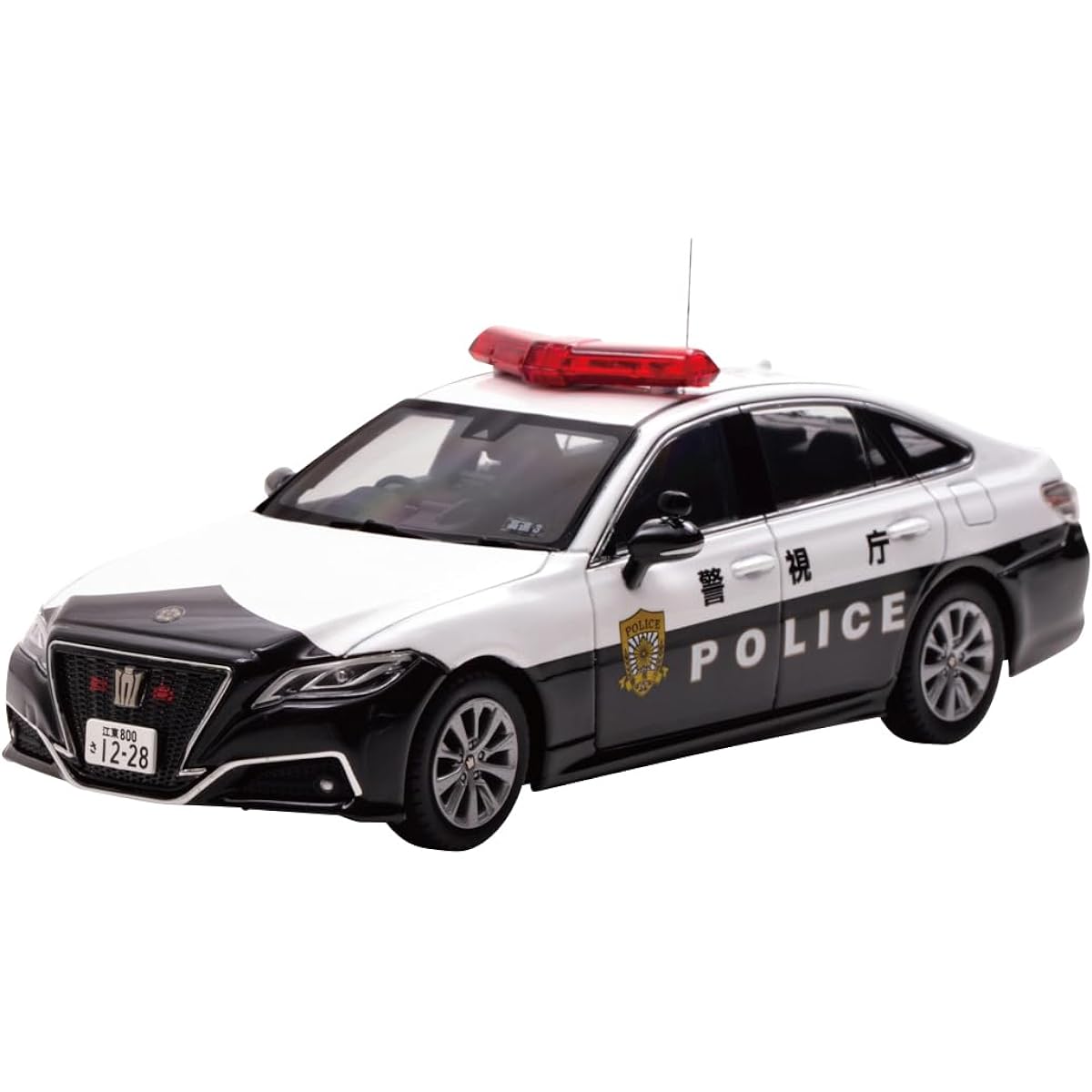 RAI'S 1/43 Toyota Crown (ARS220) 2022 Metropolitan Police Department Expressway Traffic Police Force Vehicle (Speed 3) Completed Product