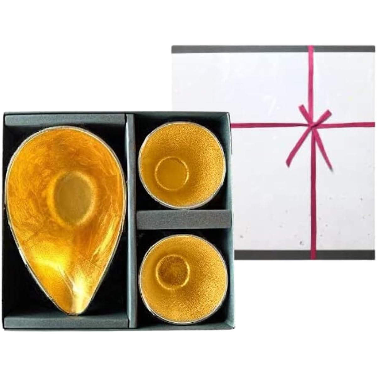[Wrapping with Nousaku Japanese paper] Katakuchi Medium Gold Leaf Cup Gold Leaf Set of 2 K Medium Gold 1 = G Gold 2