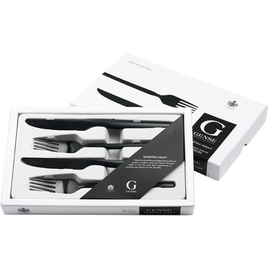 GENSE Knife Fork Cutlery Stainless Steel Gift Box Table Knife Table Fork Dorotia Knight Set of 4 77459994