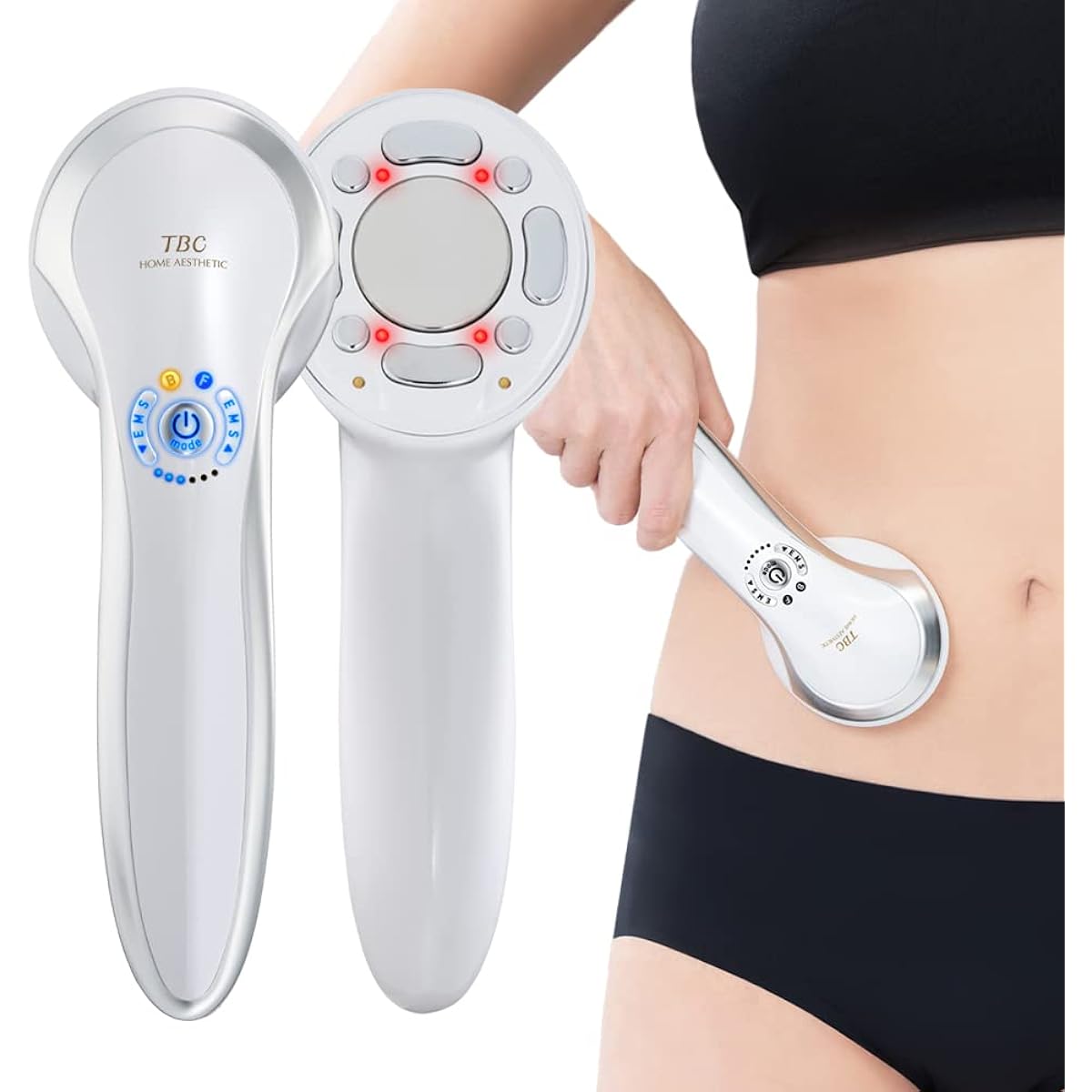 TBC Esthetic TBC Heat Cavity Shape PRO Ultrasonic Household Complex Beauty Device Body Care Face Care RF LED Waterproof Face Body Stomach Upper Arms Legs Esthetics