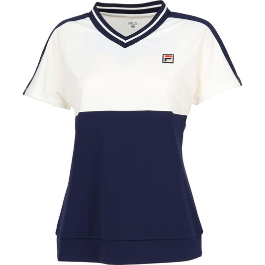 [Fila Tennis] Short Sleeve Shirt Game Shirt VL2707 Women's